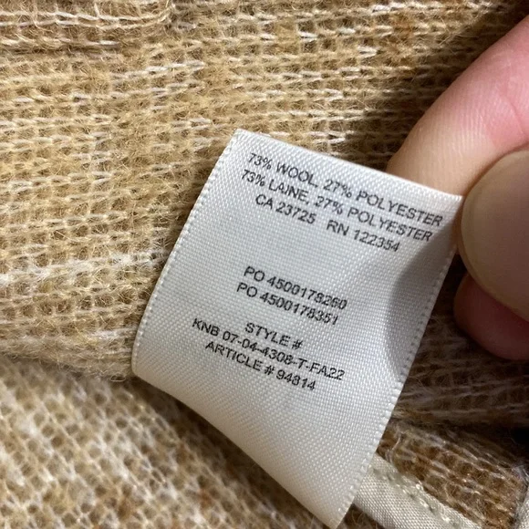 New Wilfred Free The Ganna Shirt Jacket Size XL COLOUR Elaine WLDWD BROWN⭐️⭐️⭐️ - Picture 12 of 17